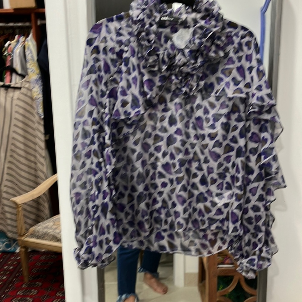 Sheer sexy woman blouse